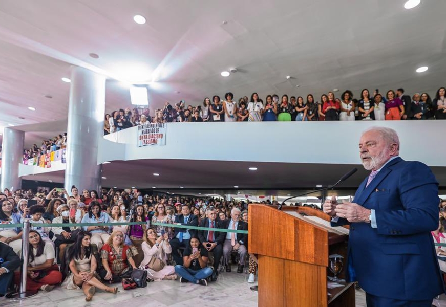 Lula cerimonia 8 de marco ricardo stuckert