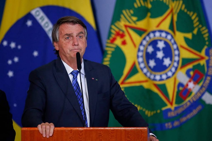 bolsonaro com embaixadores