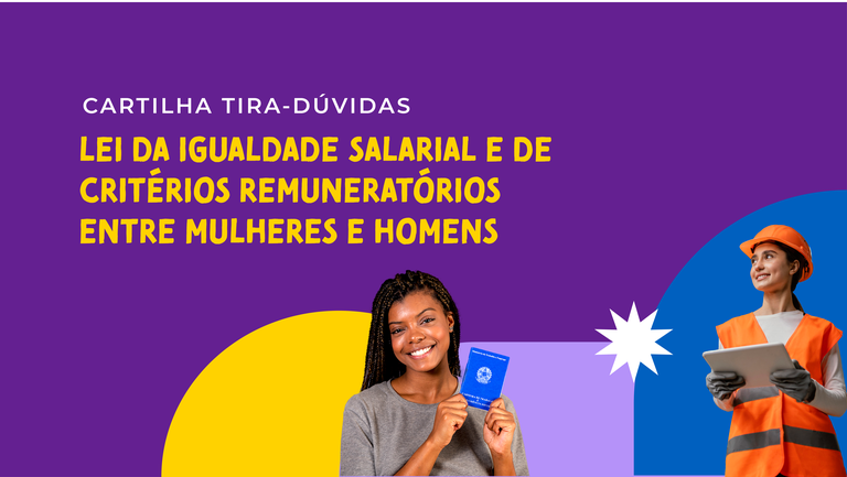 cartilha tira duvidas lei igualdade salarial