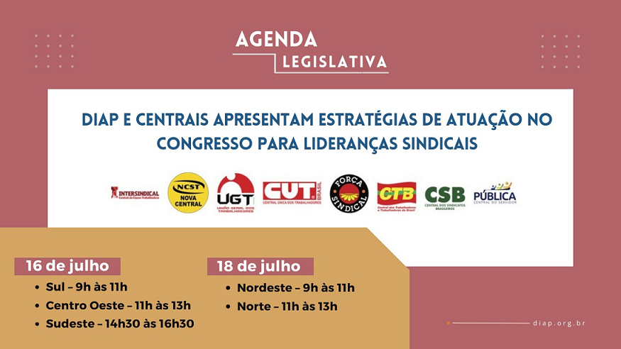 diap centrais agenda legislativa dentro