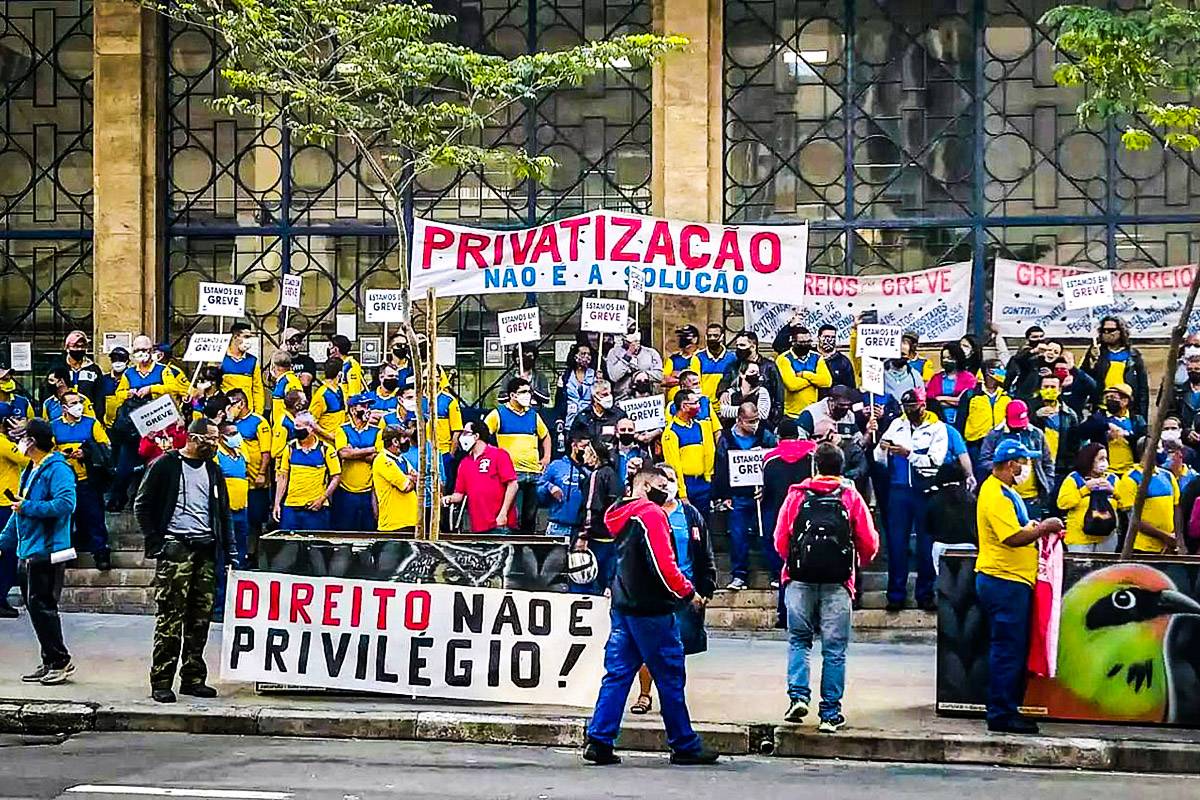 greve correios privatizacao ect