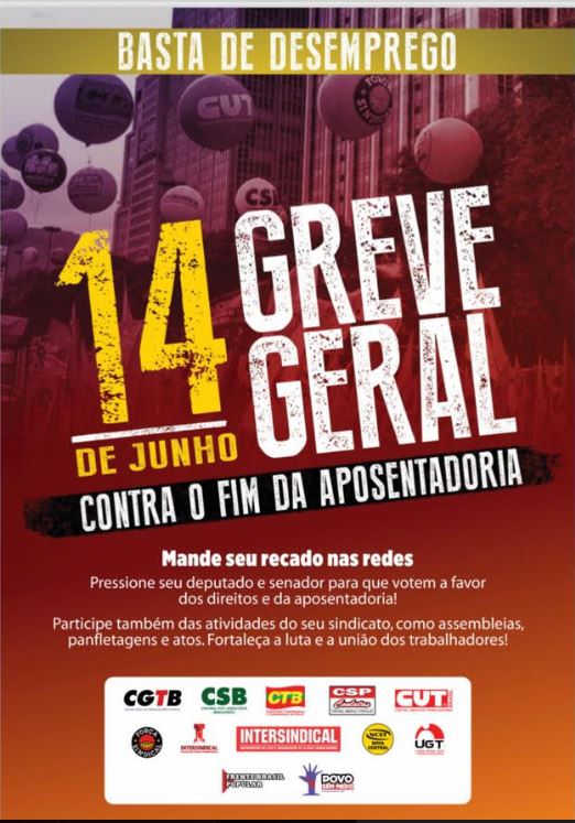 greve geral 14 junho