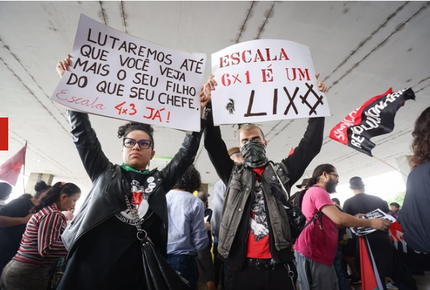 manifestacao contra escala 6x1