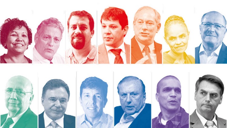 os 13 presidenciaveis2018