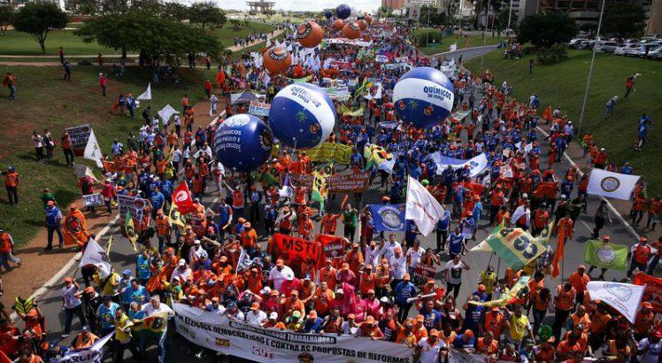 protesto brasilia Marcha 24 Maio